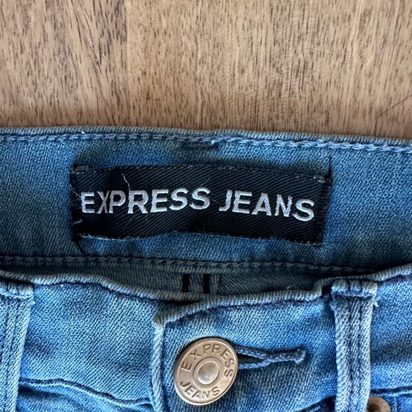 Express wide leg jeans, like new - Picture 3 of 4